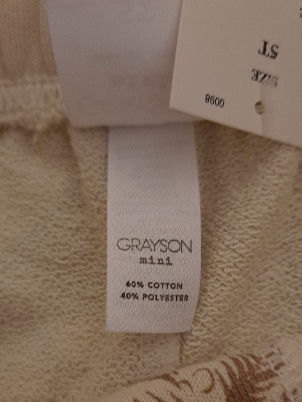 Grayson Mini Cream Tropical Bird Print Kids Short Set - Picture 9 of 11